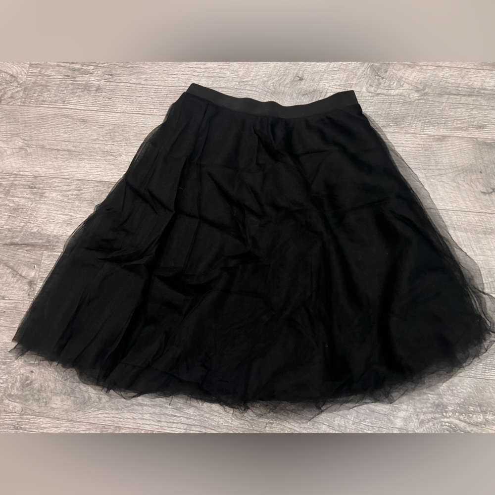 Black Tulle Skirt